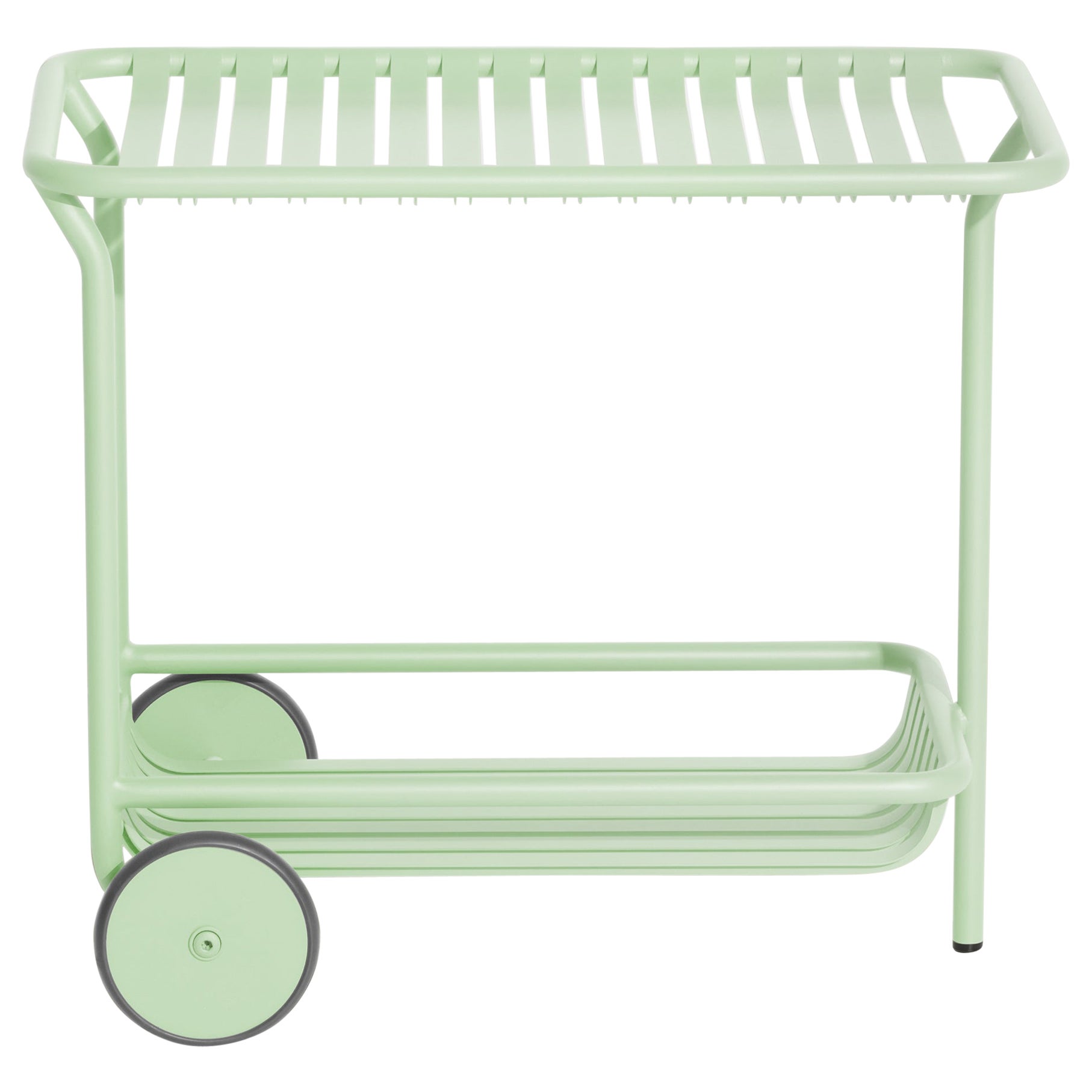 Petit chariot de la semaine Friture en aluminium vert pastel, 2017 en vente