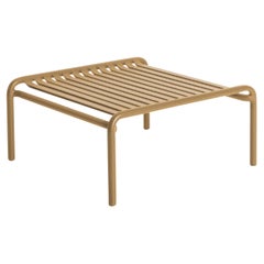Petite table basse d'appoint Week-end Friture en aluminium doré de Studio BrichetZiegler