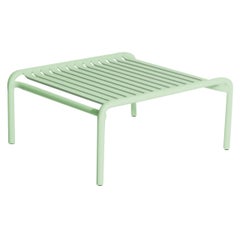 Petite table basse d'appoint Friture en aluminium vert pastel, 2017