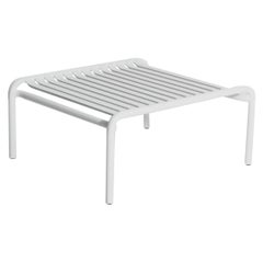 Petite table basse d'appoint Friture en aluminium gris perlé, 2017