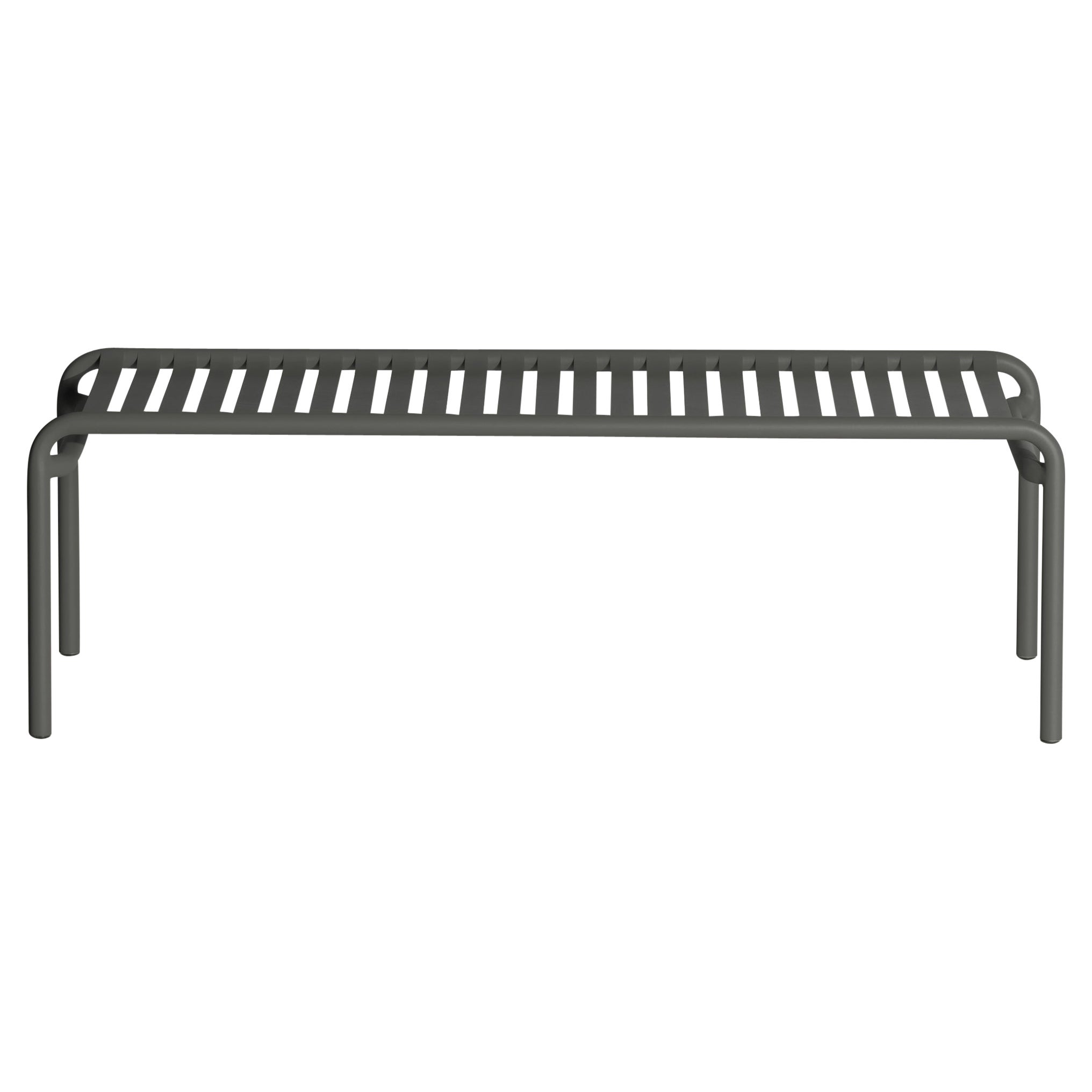 Petite Friture Week-End Long Coffee Table in Anthracite Aluminium, 2017 For Sale