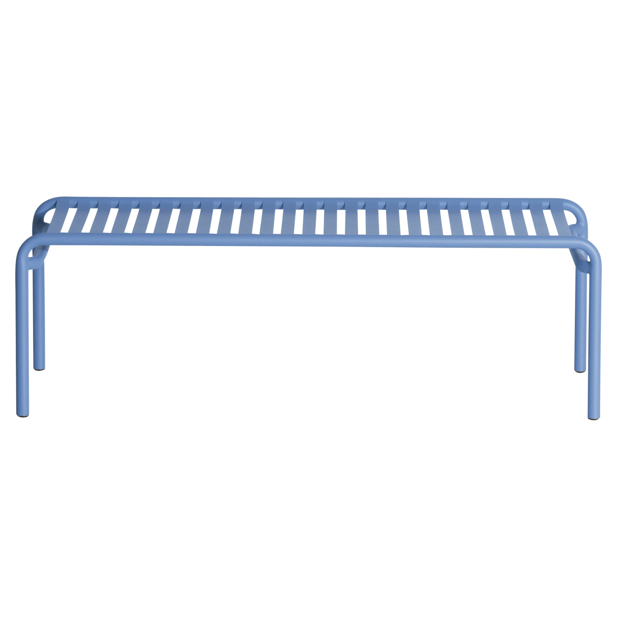 Petite Friture Week-End Long Coffee Table in Azur Blue Aluminium, 2017 For Sale