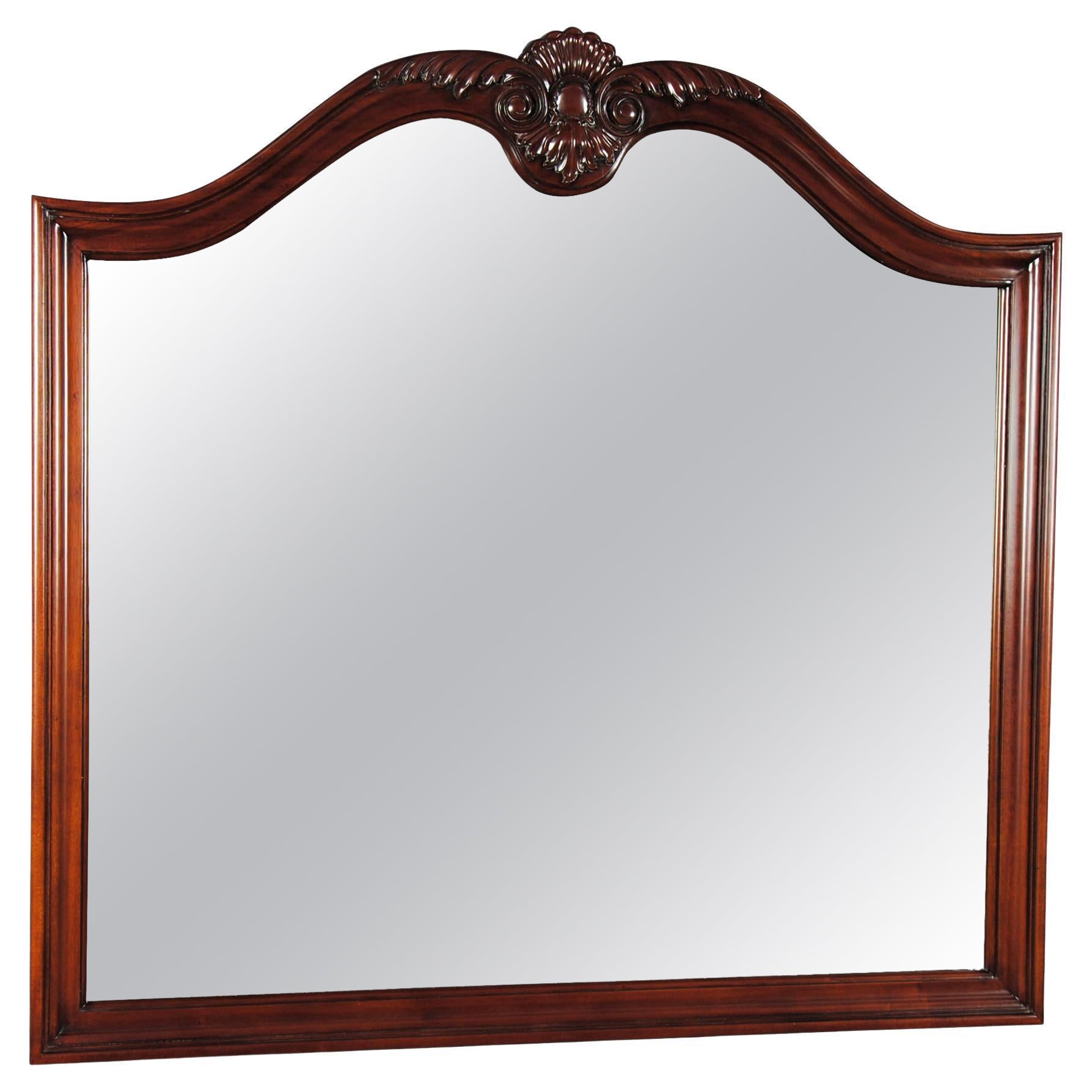 Large Mahogany Mirror For Sale