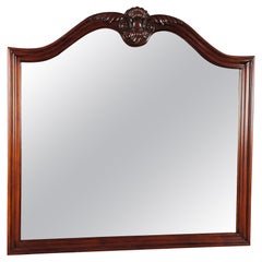 Grand miroir en acajou 