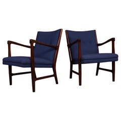 Fritz Hansen Easy Chairs Made in Denmark 1960s