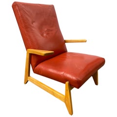 Ralph Rapson fauteuil de salon à haut dossier