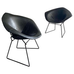 Mid-Century Modern “Diamond” Chairs Designed by Harry Bertoia for Knoll, a Pair