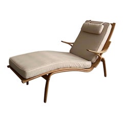 Mid-Century Modern Bentwood Chaise Lounge Designed by Alvar Aalto for Artek