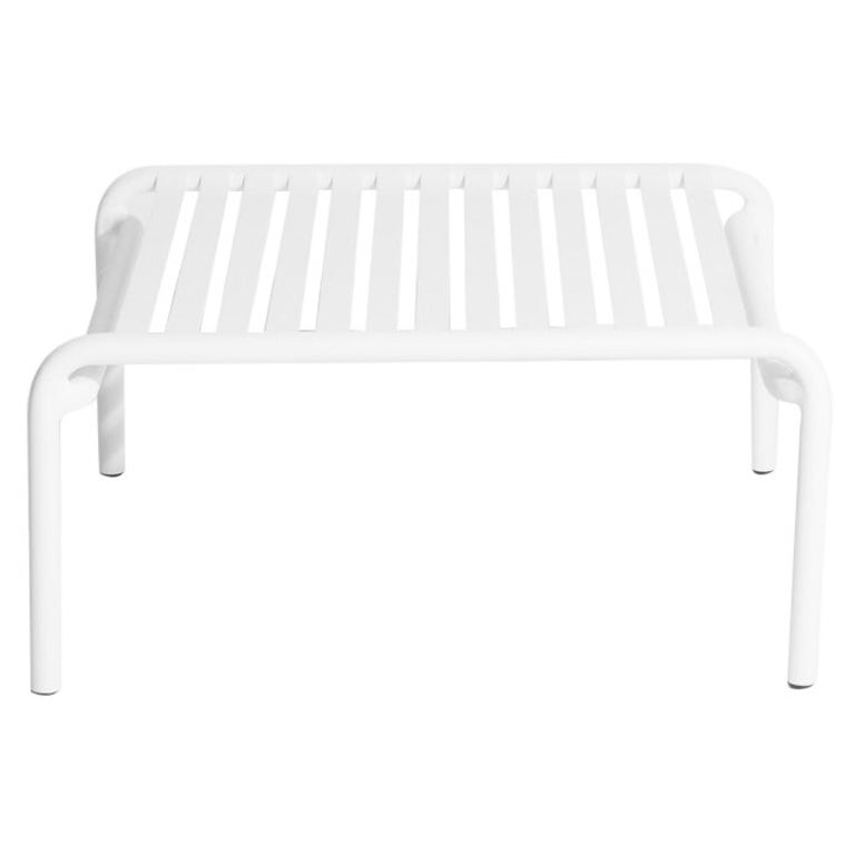 Petite Friture Week-End Coffee Table in White Aluminium by Studio BrichetZiegler For Sale