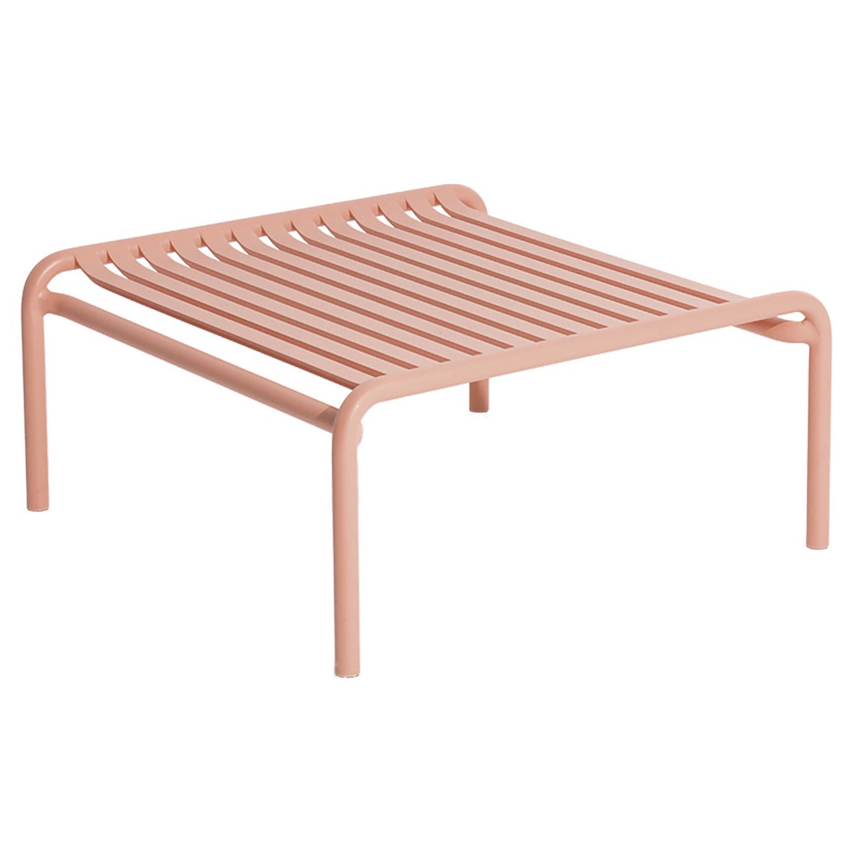 Petite Friture Week-End Coffee Table in Blush Aluminium by Studio BrichetZiegler For Sale