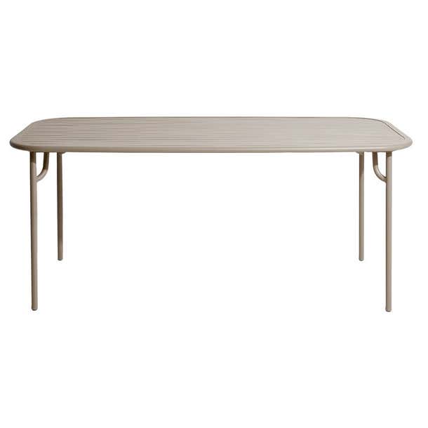 Petite Friture Week-End Medium Rectangular Dining Table in Dune with ...