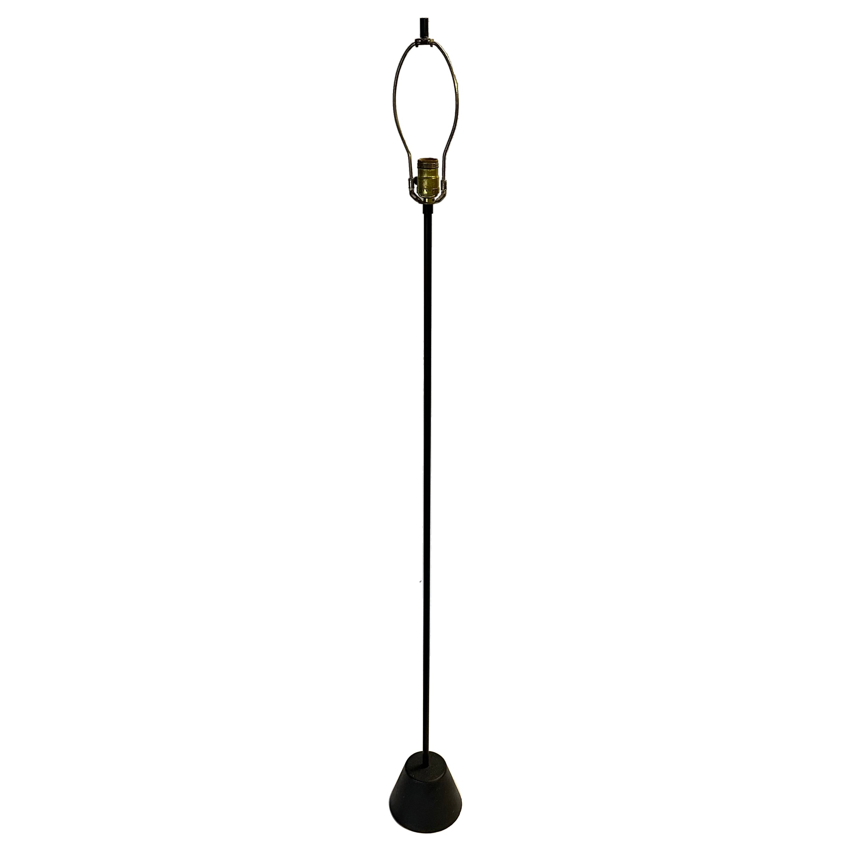 Black Mid-Century Modern Floor Lamp For Sale