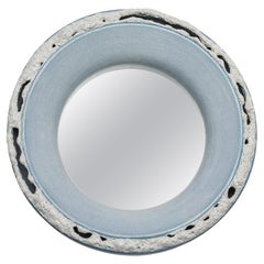 Ceramic Mirror by Mia Jensen, Signed, Unique Piece, circa 2023