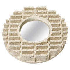 Ceramic Mirror Entitled "Oculus" by Denis Castaing, 2023