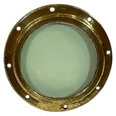 Solid Brass Ships Fixed Porthole with Tempered Glass