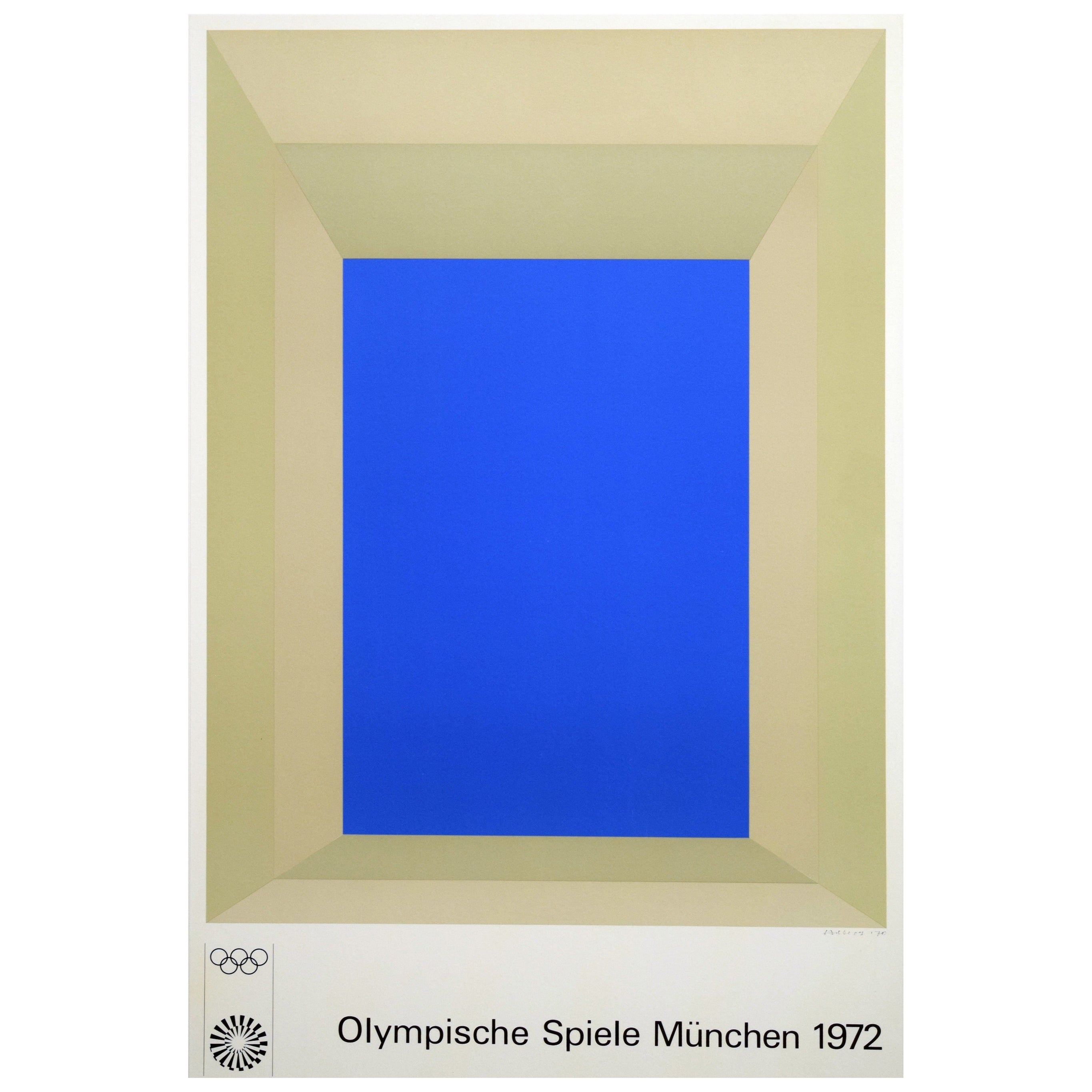 1972 Olympic Poster by Josef Albers