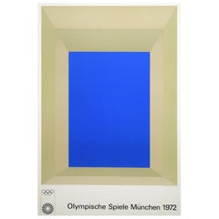 Vintage 1972 Olympic Poster by Josef Albers