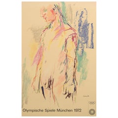 1972 Olympic Poster by Oskar Kokoschka