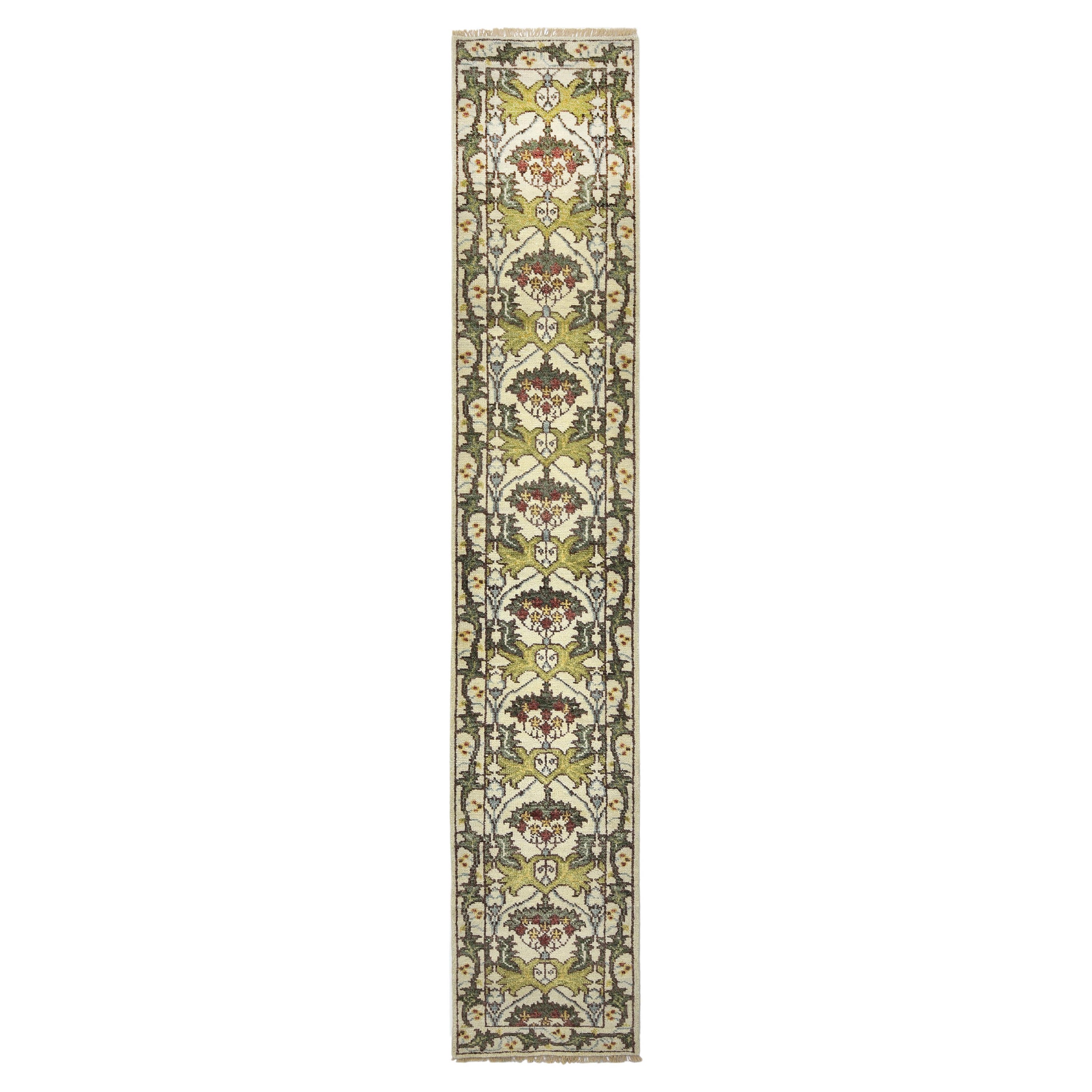 Ivory William Morris Inspired Runner