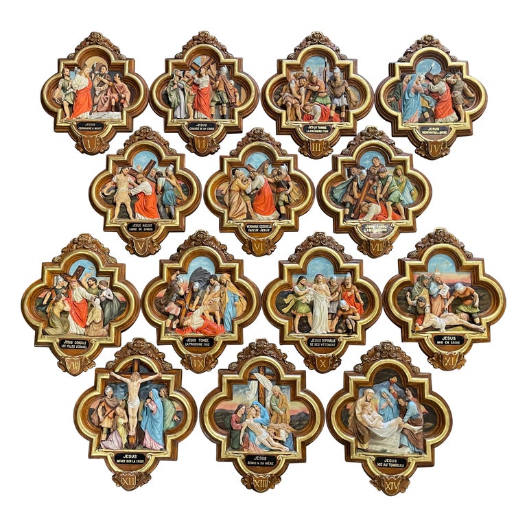 2 Pièces Croix En Bois Sculpté Avec Cœurs - Croix De Prière Murale 51x25mm - Décoration Spirituelle
