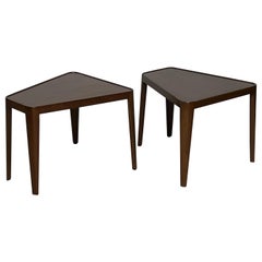 Pair of Dunbar Wedge Tables by Edward Wormley