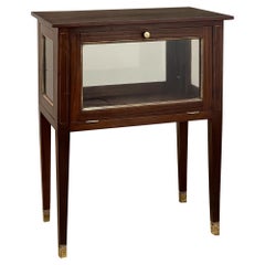 Antigua mesa inglesa de caoba para servir té y postres ~ Gabinete