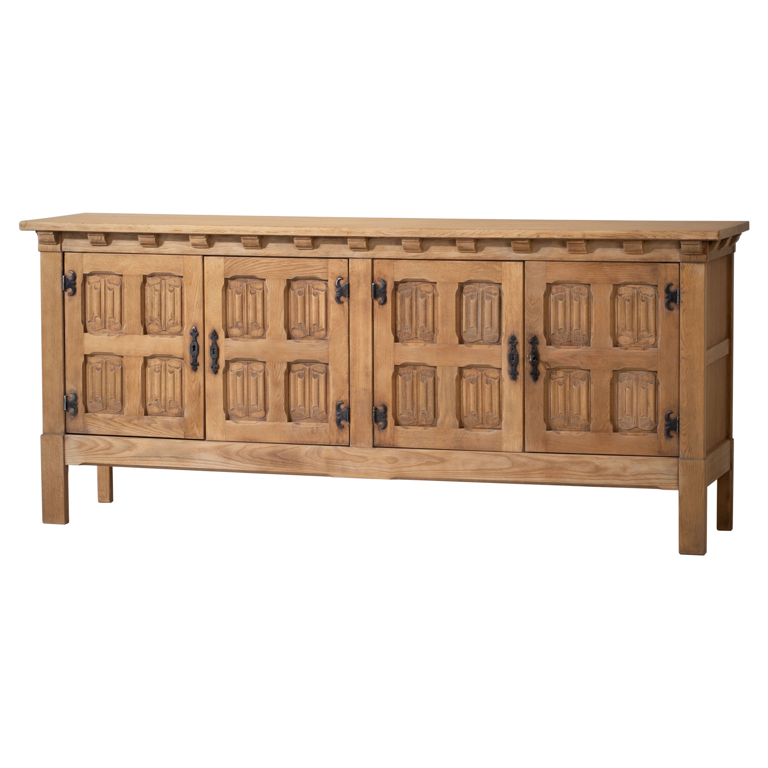 French 1960s Elm Sideboard