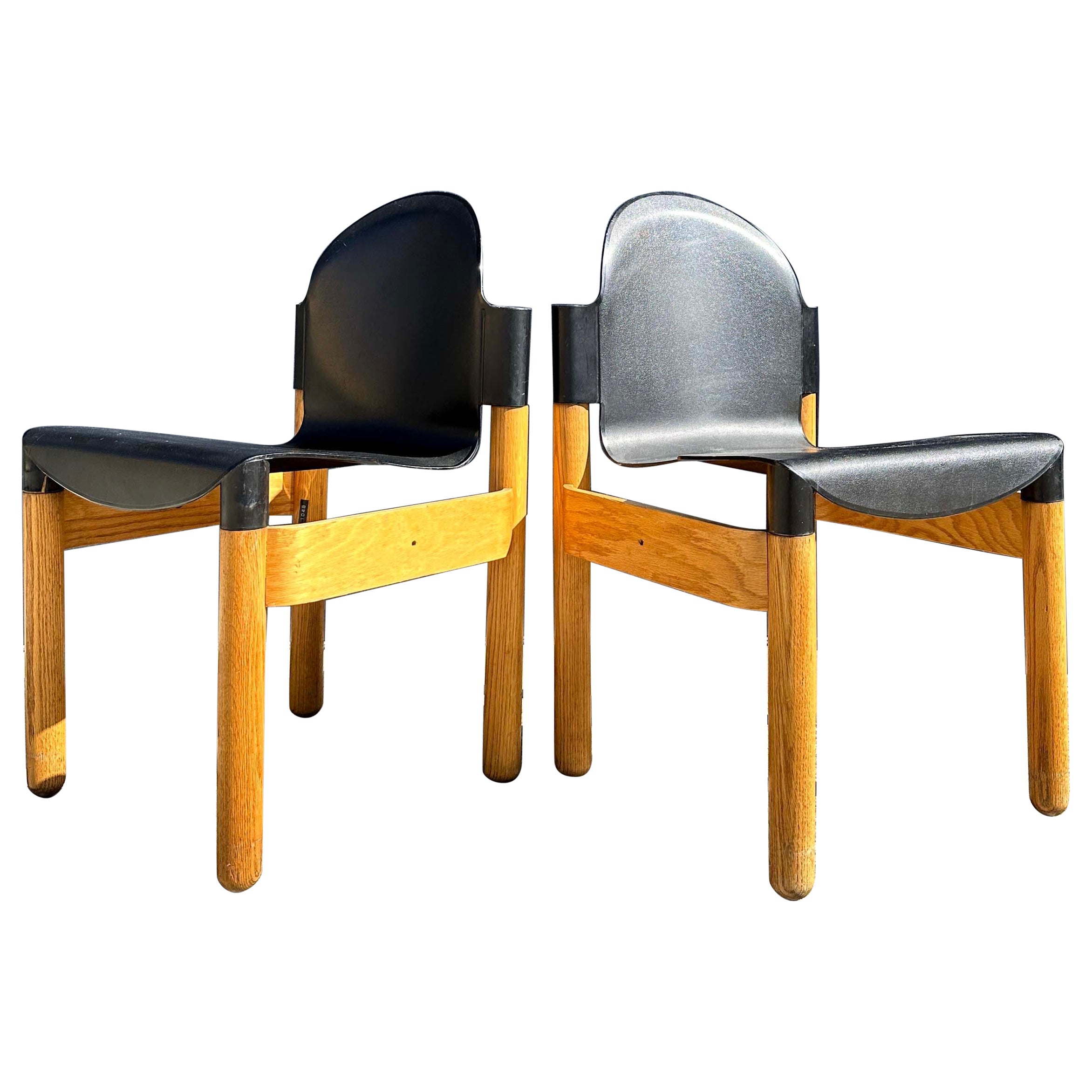 Ein Paar Flex-Stühle aus der Mitte des Jahrhunderts, entworfen von Gerd Lange für Thonet im Angebot