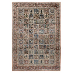 Vintage Persian Bakhtiari Garden Four Season Rug 52080