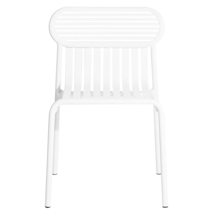 Petite chaise d'appoint Friture en aluminium blanc par Studio BrichetZiegler