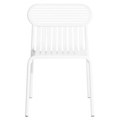 Petite chaise d'appoint Friture en aluminium blanc par Studio BrichetZiegler