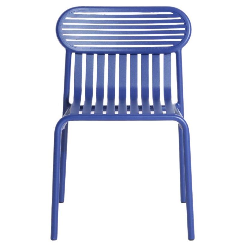 Petite chaise d'appoint Friture en aluminium bleu par Studio BrichetZiegler