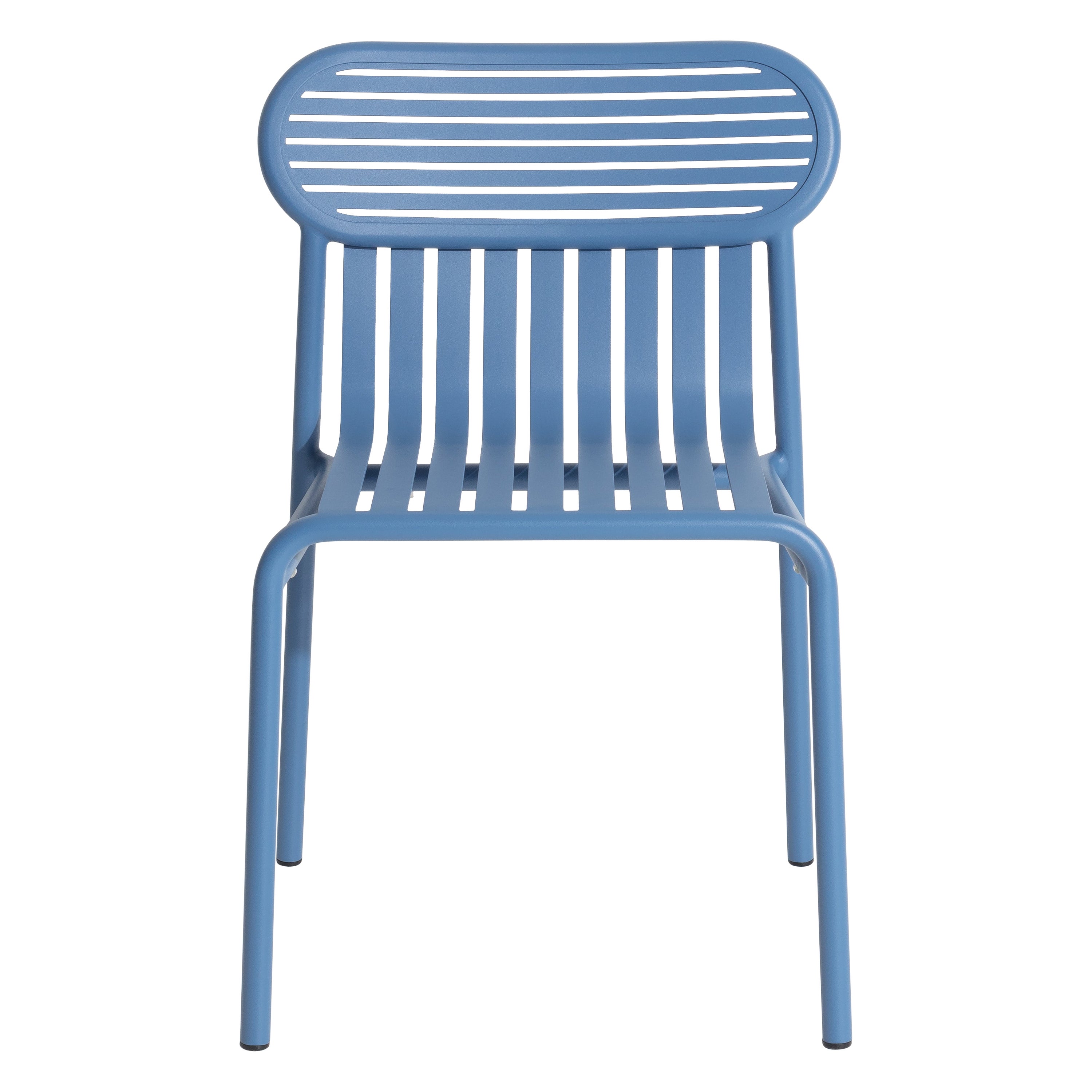 Sedia Petite Friture Week-End in alluminio blu azzurro di Studio A