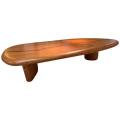 Freeform Wooden Coffee Table