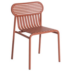 Silla Petite Friture Week-End de aluminio terracota de Studio BrichetZiegler