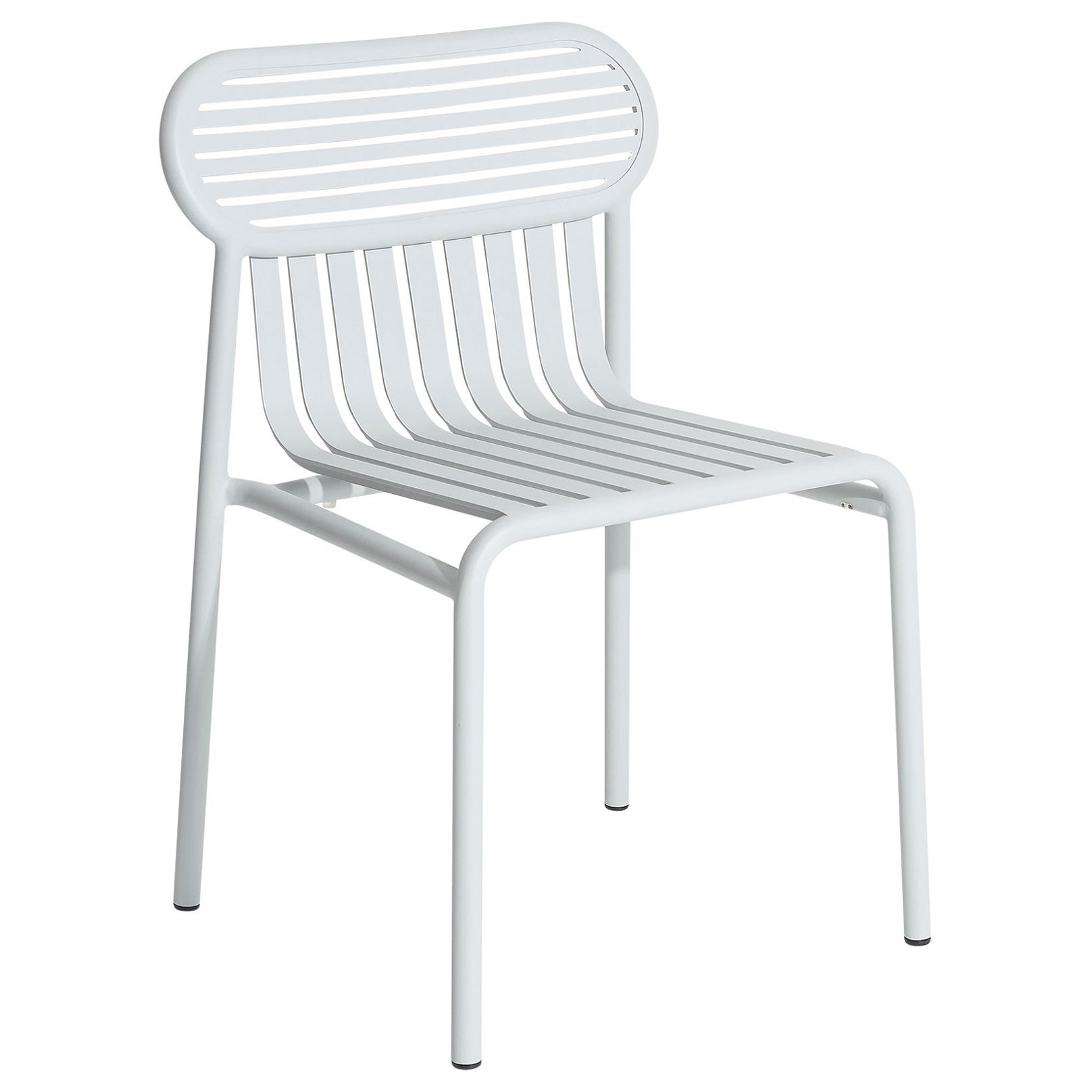 Petite Friture Week-End Chair in Pearl Grey Aluminium by Studio BrichetZiegler For Sale