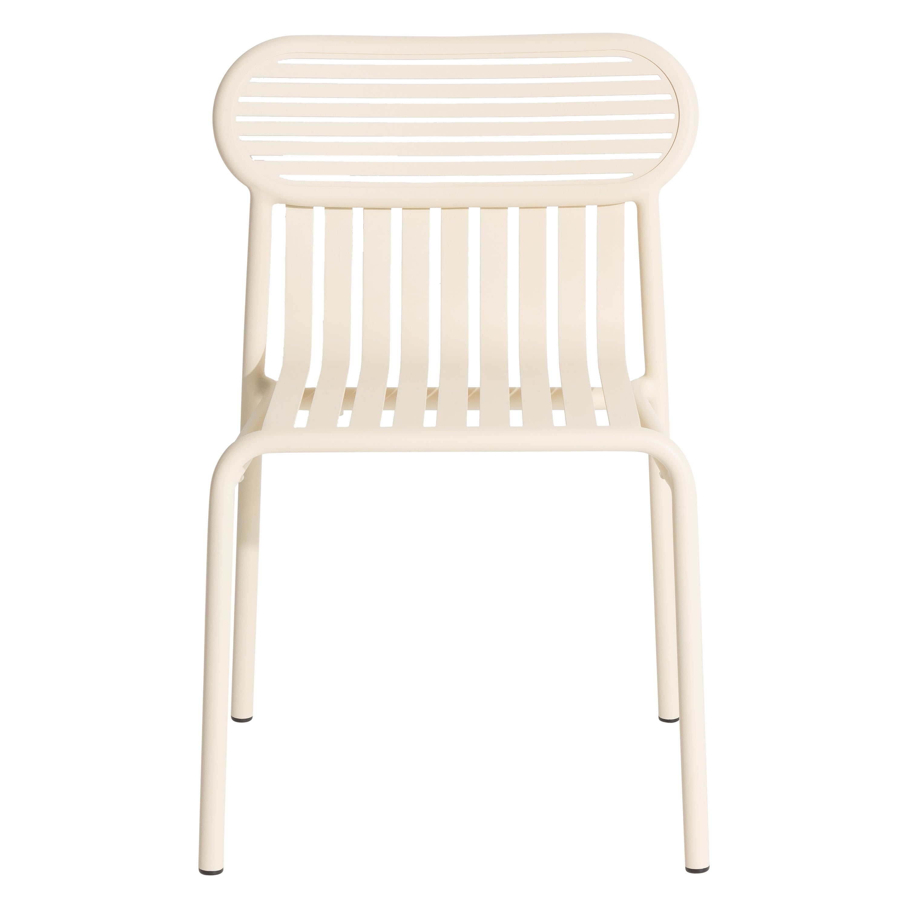 Petite chaise d'appoint Friture en aluminium ivoire de Studio BrichetZiegler