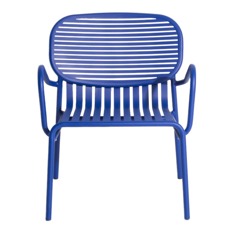 Petite Friture Week-End Armchair in Blue Aluminium by Studio BrichetZiegler For Sale