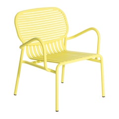 Kleiner Friture Week-End-Sessel aus gelbem Aluminium von Studio BrichetZiegler