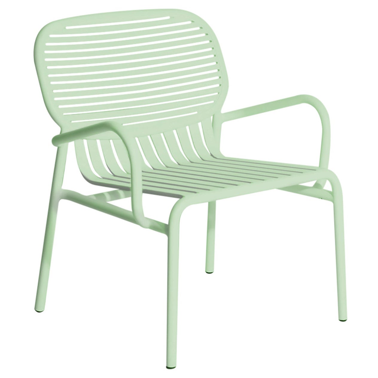 Petite Friture Week-End Armchair in Pastel Green Aluminium, 2017 For Sale