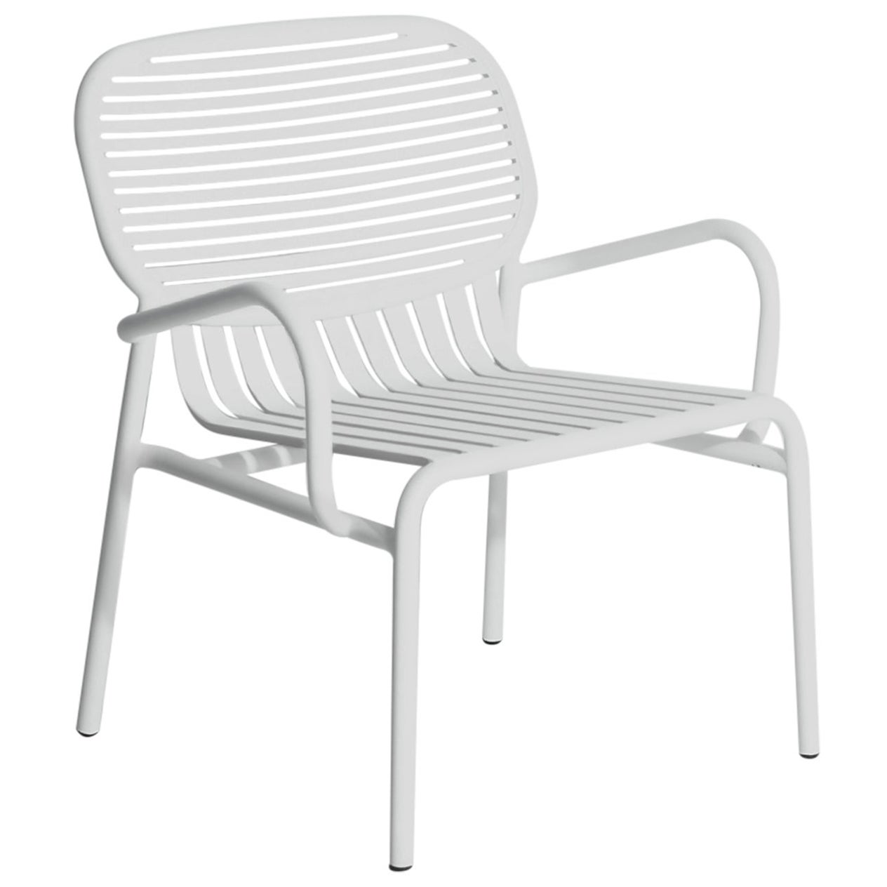 Petite Friture Week-End Armchair in Pearl Grey Aluminium, 2017 For Sale