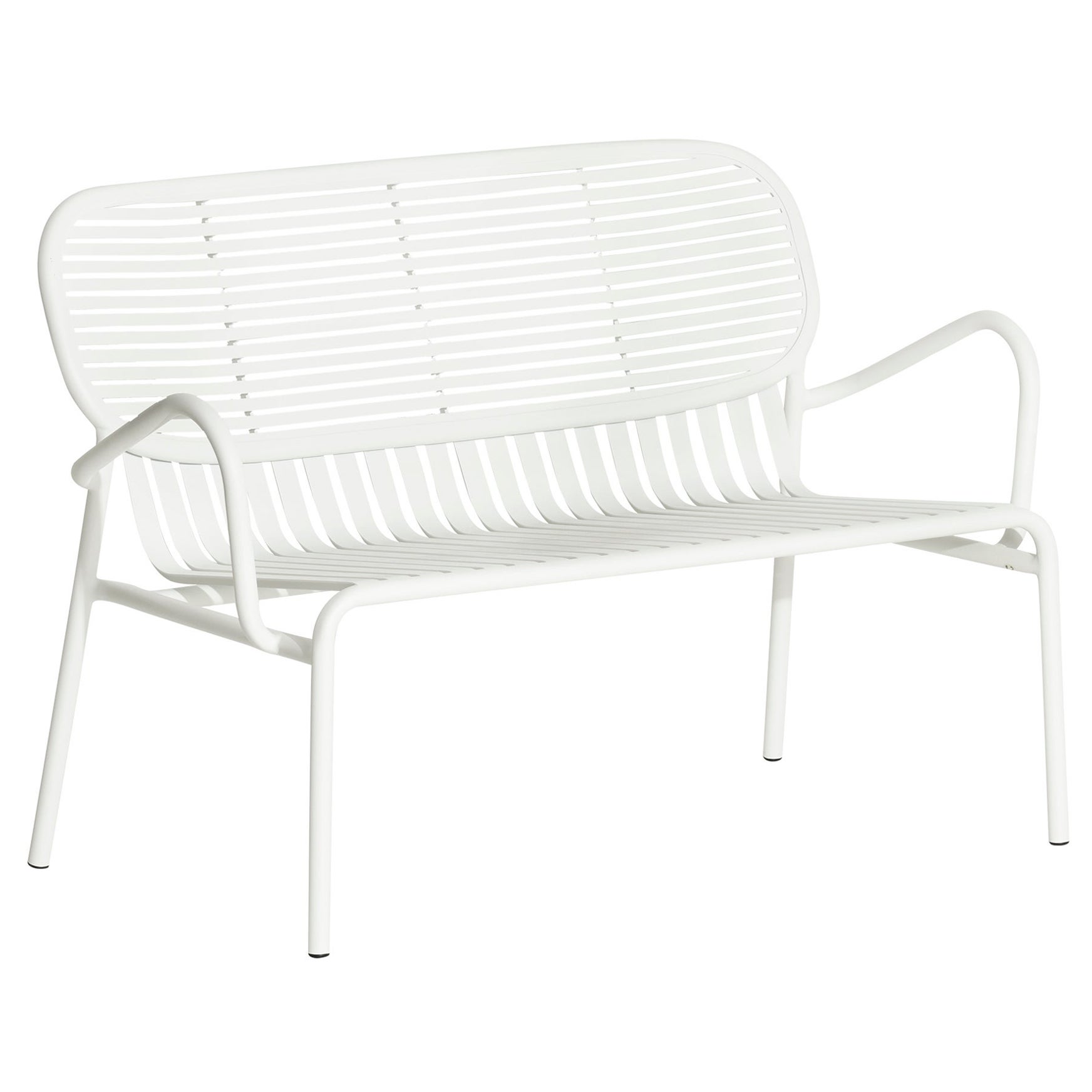 Petite Friture Week-End Sofa in White Aluminium by Studio BrichetZiegler For Sale