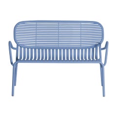 Petite Friture Week-End Sofa in Azur Blue Aluminium by Studio BrichetZiegler