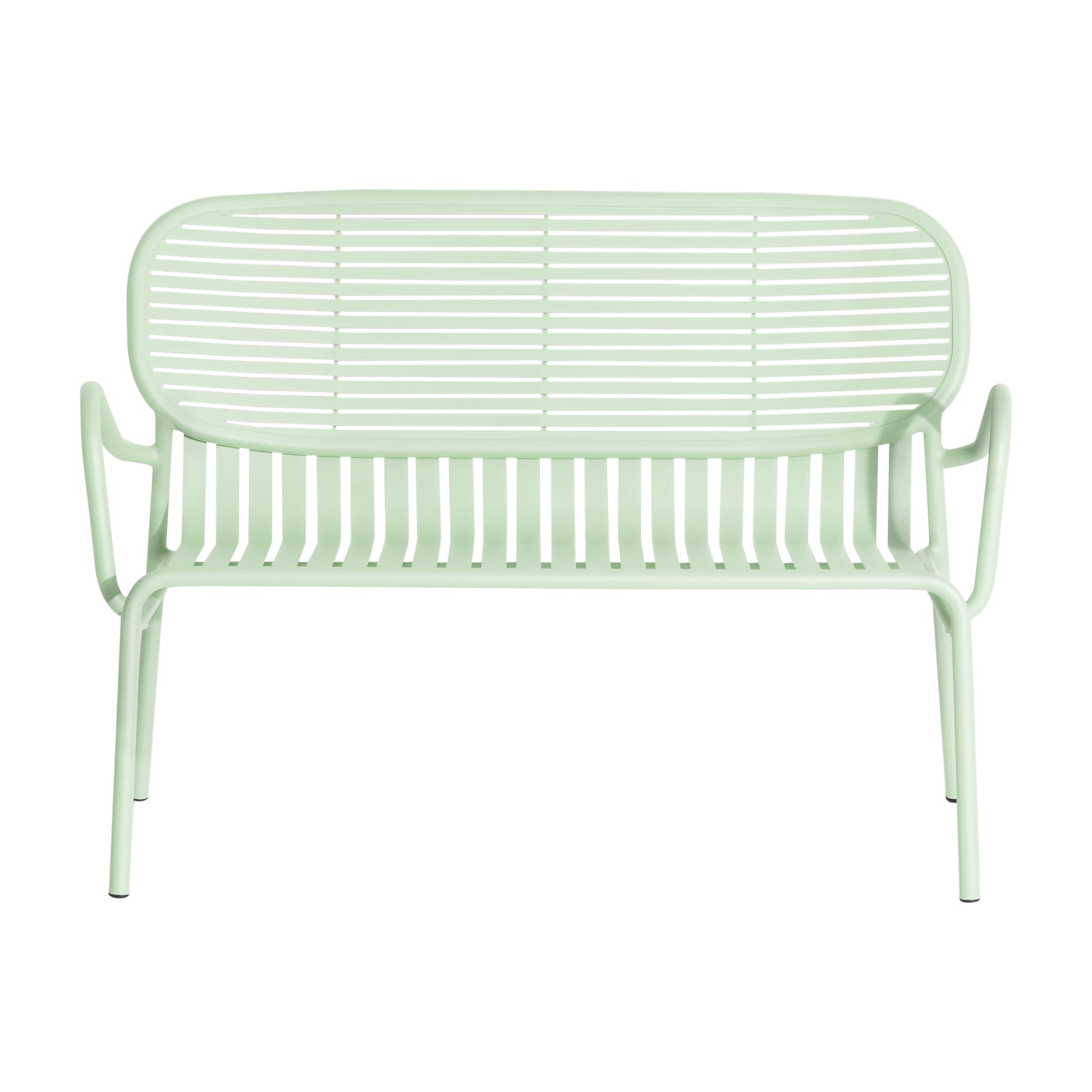 Kleines Friture Week-End-Sofa aus pastellgrünem Aluminium von Studio BrichetZiegler
