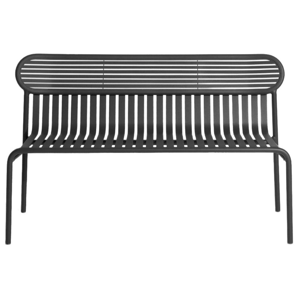 Petite Friture Week-End Bench in Black Aluminium by Studio BrichetZiegler