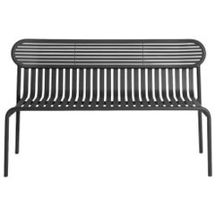 Petit banc de la semaine Friture en aluminium noir par Studio BrichetZiegler