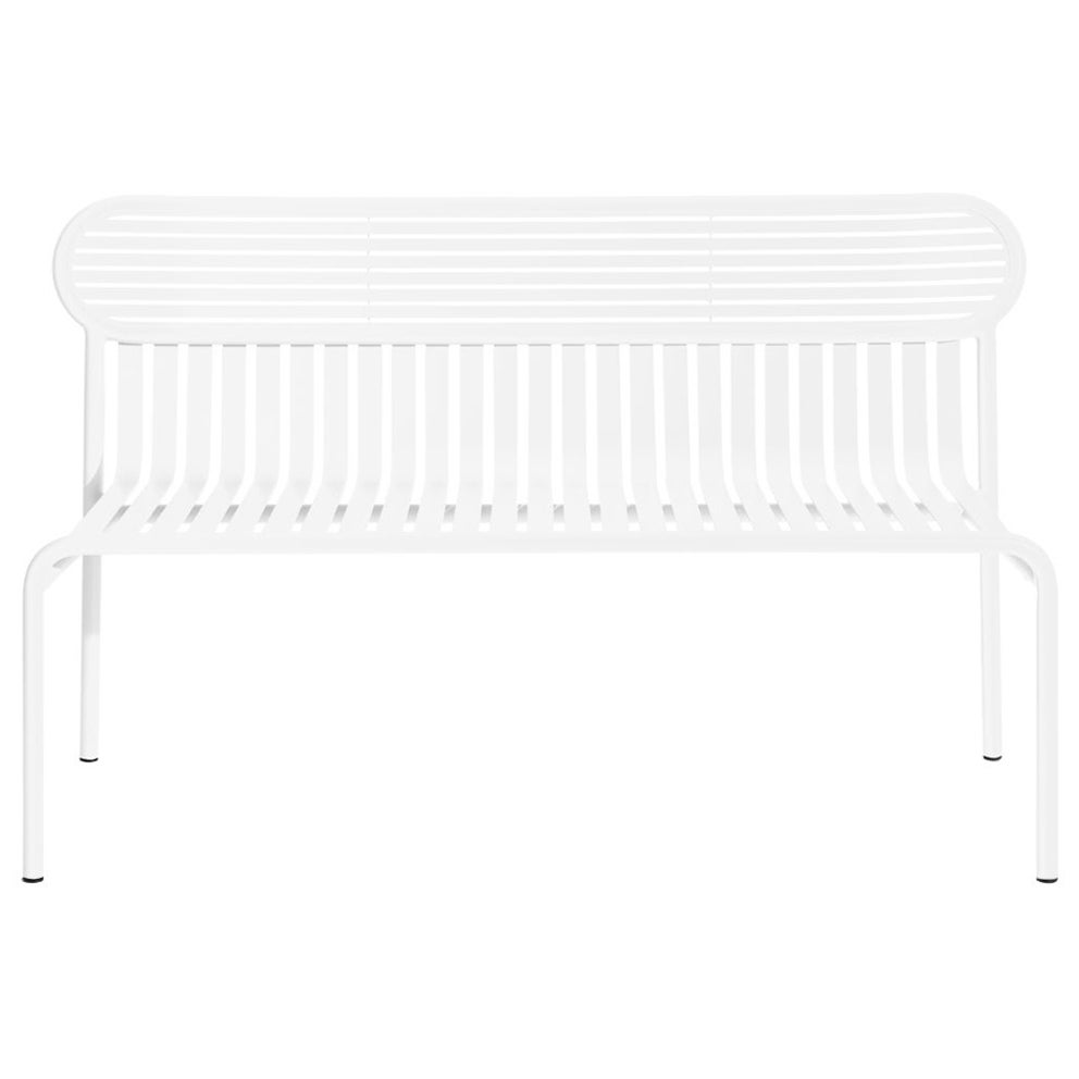 Petite Friture Week-End Bench in White Aluminium by Studio BrichetZiegler