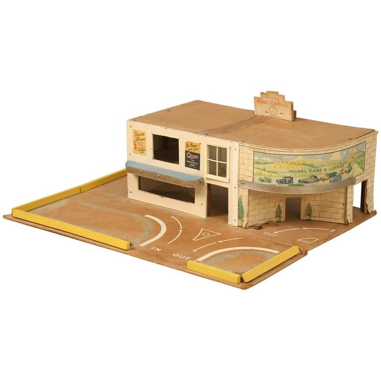 Triang Toy Car Garage For Sale at 1stdibs