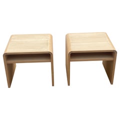 Pair of minimalistic Danish nightstands from the 1980s
