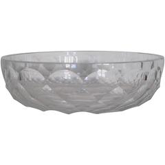Vintage Tiffany & Co. Crystal Centerpiece Bowl for Royal Brierley